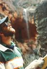 1979, Jim exploring Slate Canyon